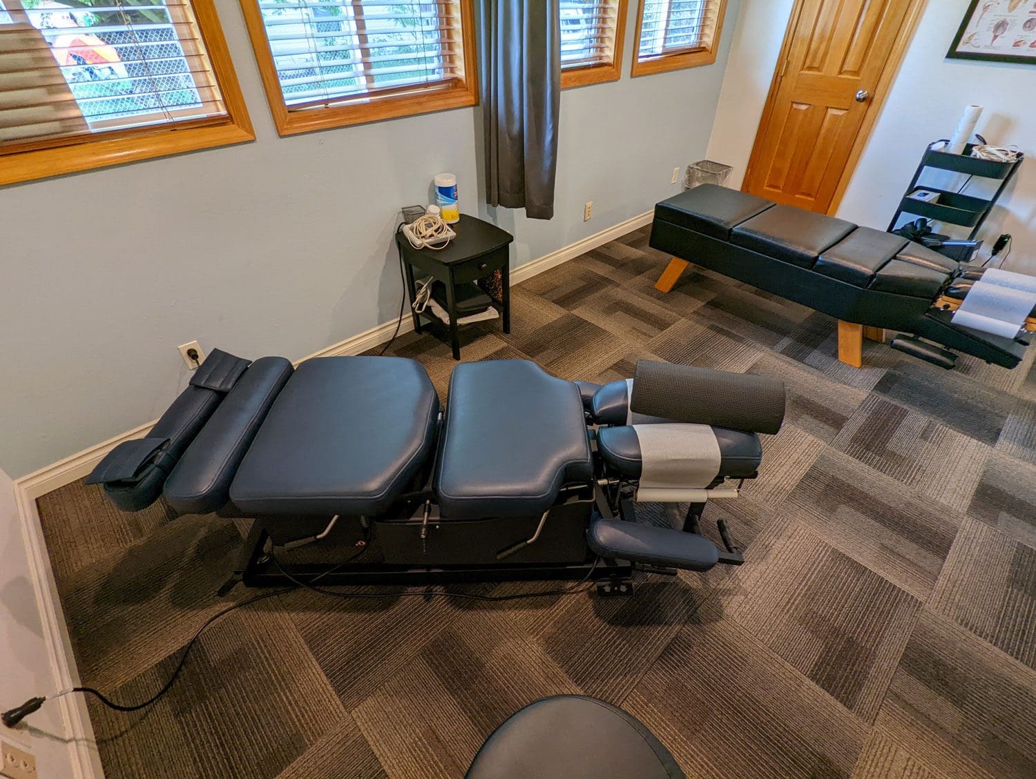 Hillsboro Accident Care Chiropractic & Massage treatment room with adjustment table.