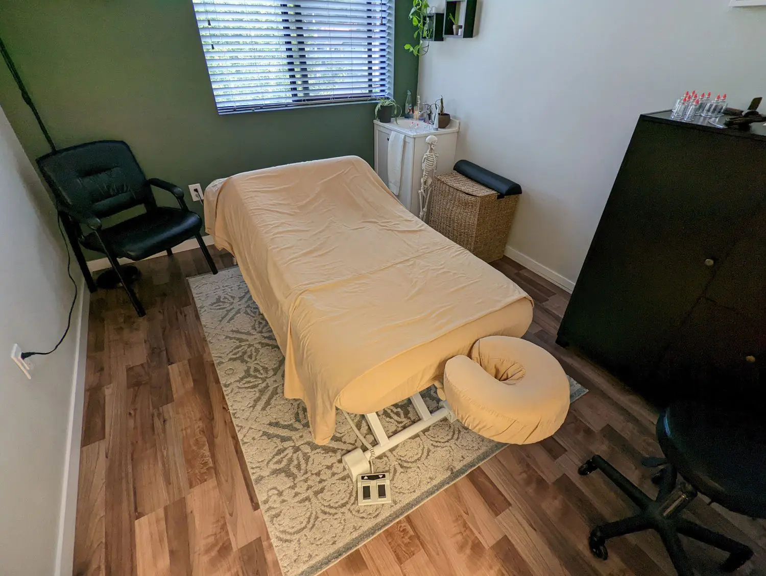 Tigard Massage Therapy room.