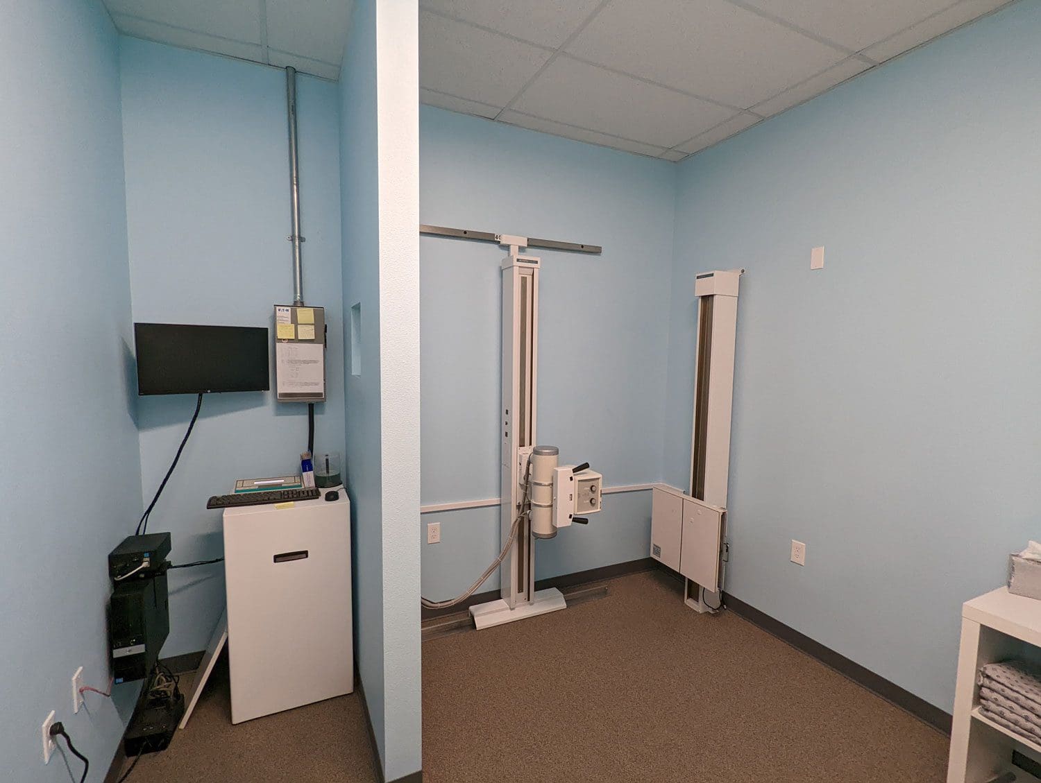 Vancouver Chiropractic X-ray room.